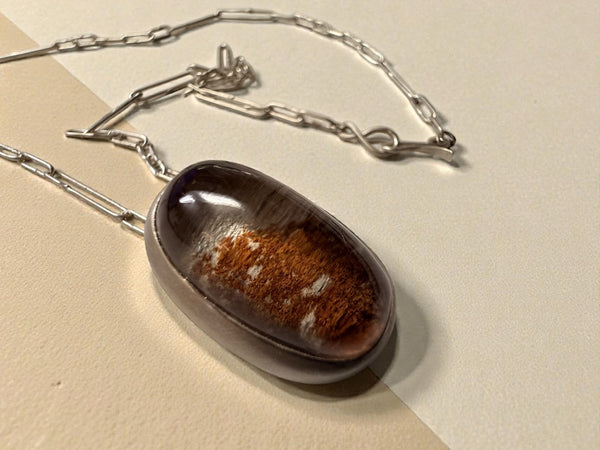 Included Quartz on Handmade Chain