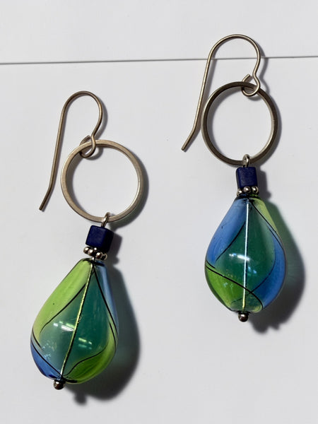 Large Glass Earrings