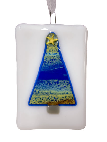 Rectangled Holiday Tree Ornament LB