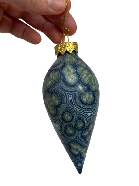 Crystalline  Teardrop Ornaments