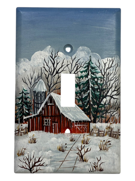 Painted Scene Switch Plate