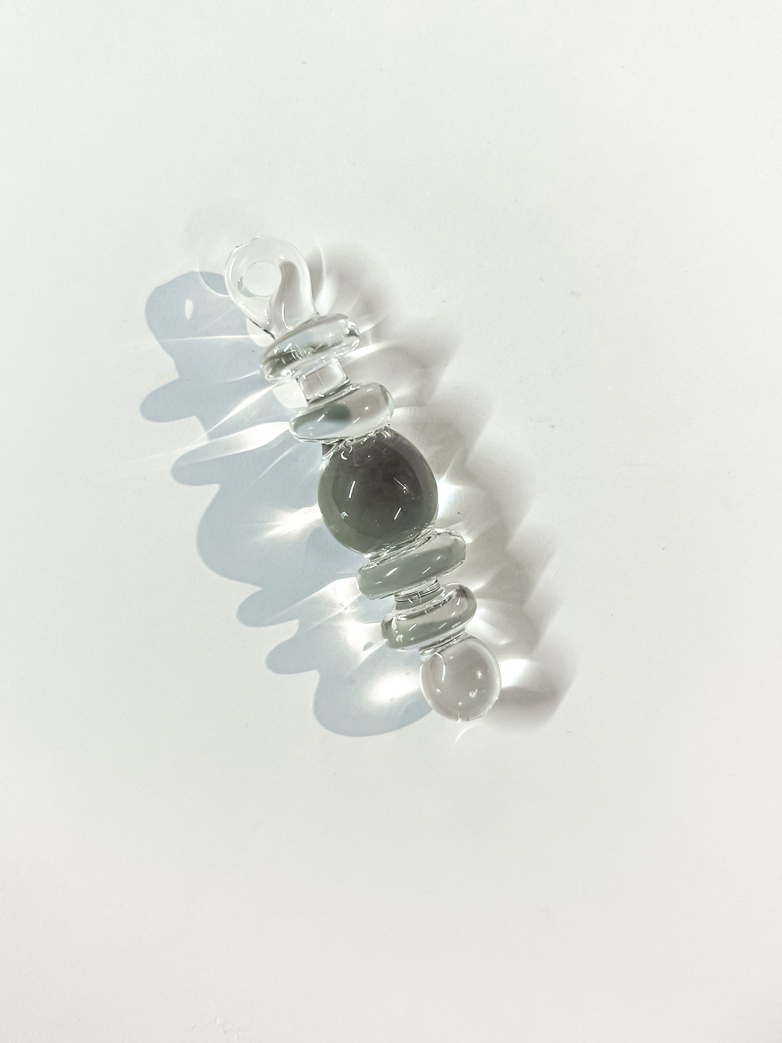 Small Bulb Icicle Ornament - Clear