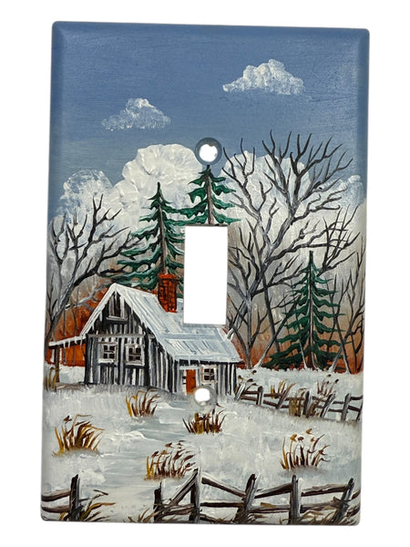 Painted Scene Switch Plate