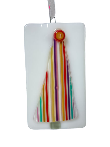 Rectangled Stripe Tree Ornament LB
