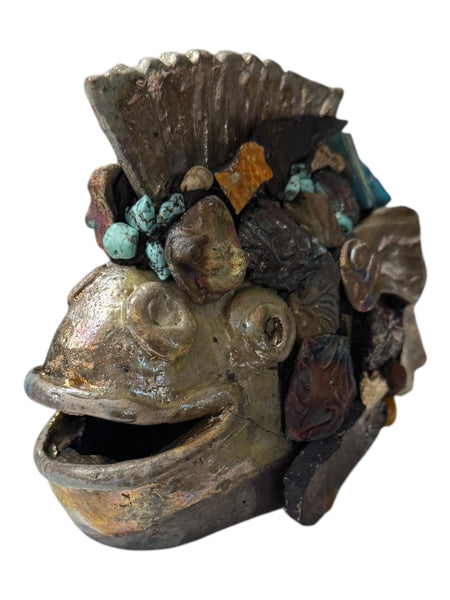 Raku Mixed Media Fish