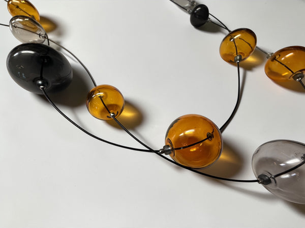 Glass Necklace- Double Strand