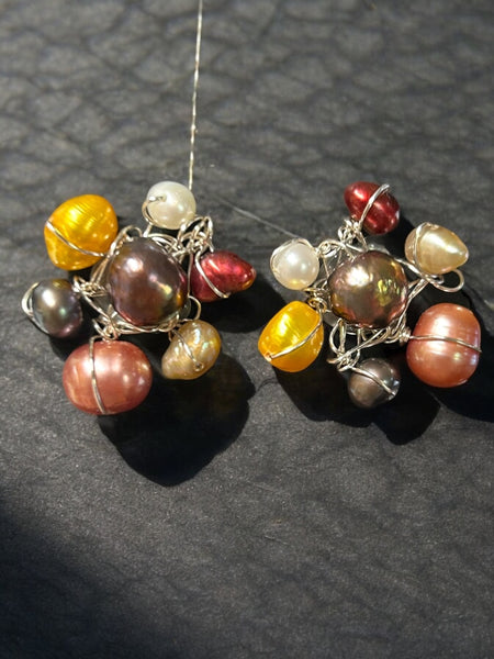 Cluster Earrings