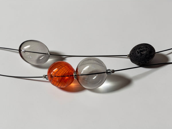 Glass Necklace- Double Strand