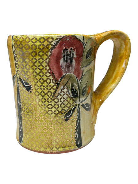 Square Mug with Gold