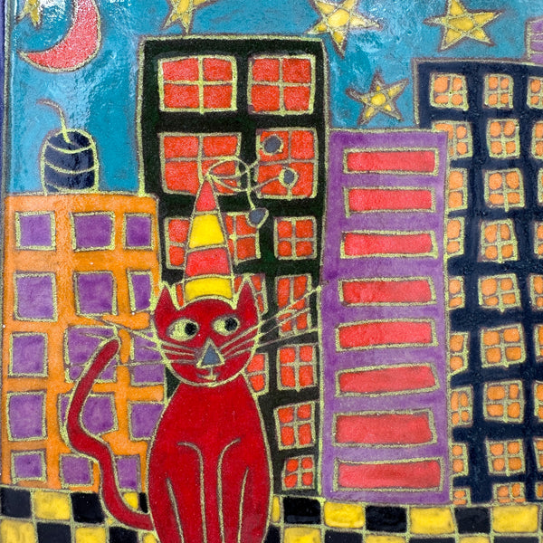 Red Cat in City Large