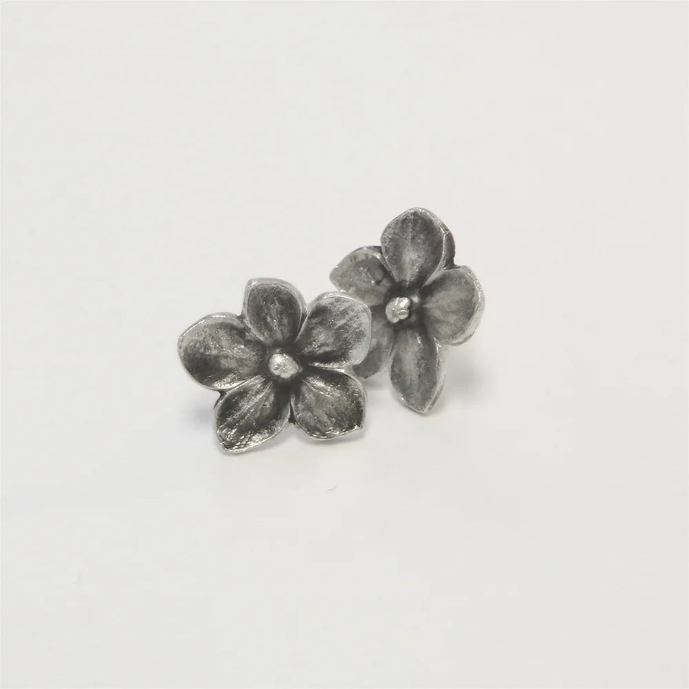 Hydrangea Post Earrings