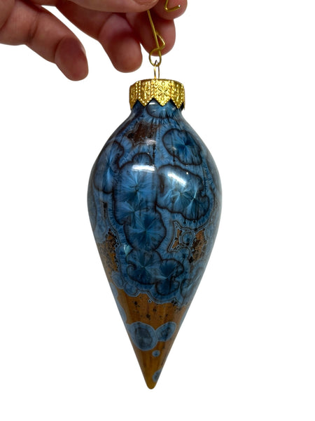Crystalline  Teardrop Ornaments