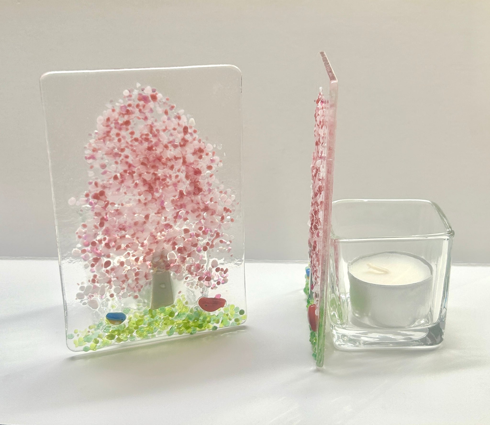 Garden Tree Votive with Candle