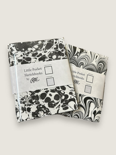 Marbled Paper Pocket Notebook Bundle