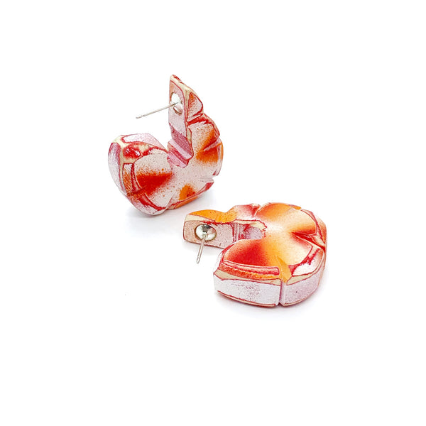 Cocktail Shrimp Earrings