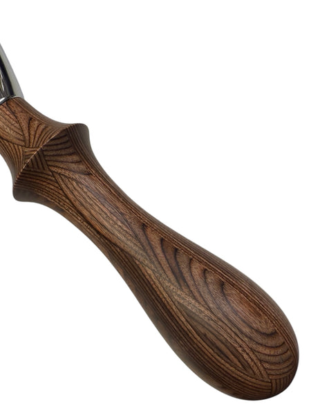 Large Pizza Cutter - Natural Wood