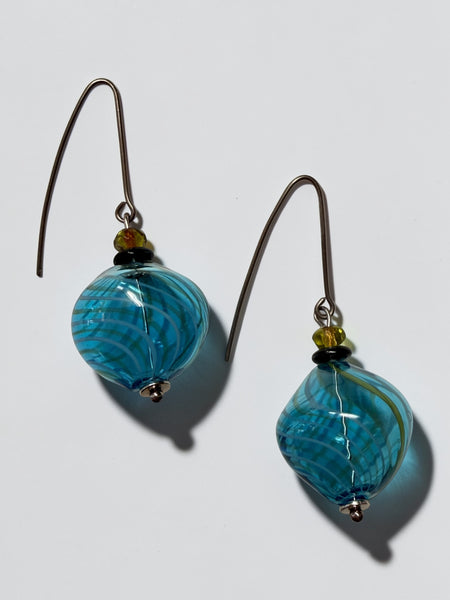 Large Glass Earrings