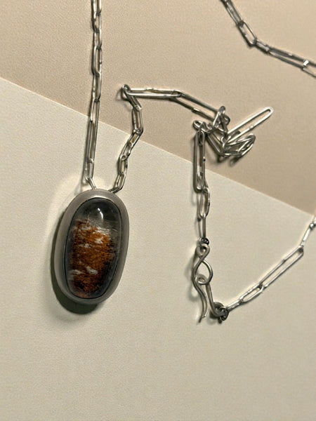 Included Quartz on Handmade Chain