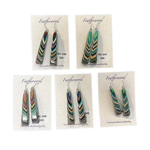 Long Triangle Earrings