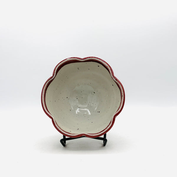 Red Rainbow Stoneware Cloud Bowl