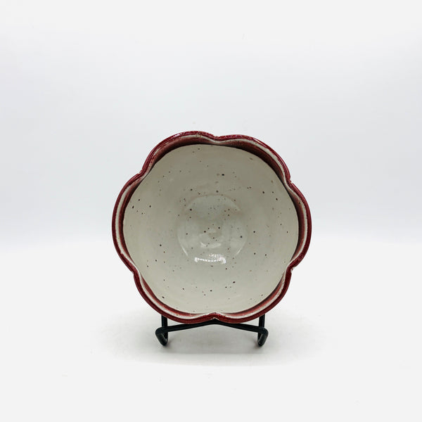 Red Rainbow Stoneware Cloud Bowl