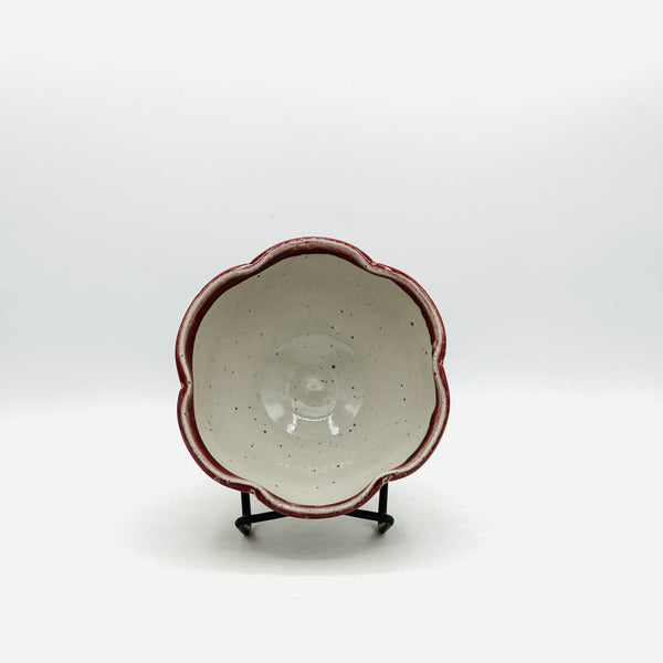 Red Rainbow Stoneware Cloud Bowl