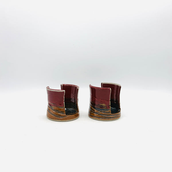 Red Rainbow Stoneware Sponge Holder
