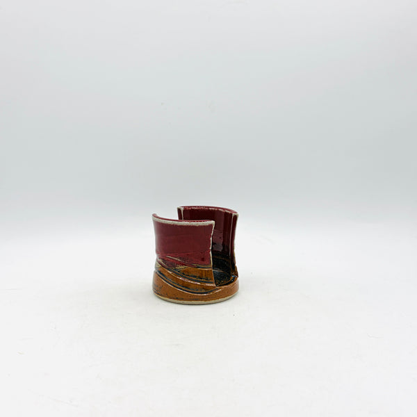 Red Rainbow Stoneware Sponge Holder
