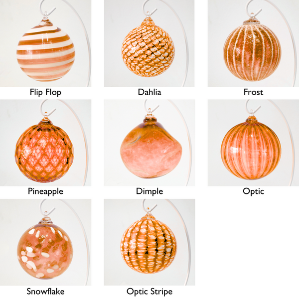 WS Round Ornament - Apricot