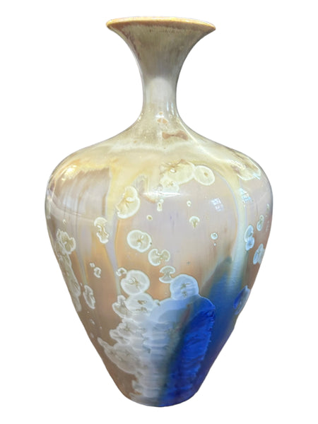 Crystalline Drip Vase
