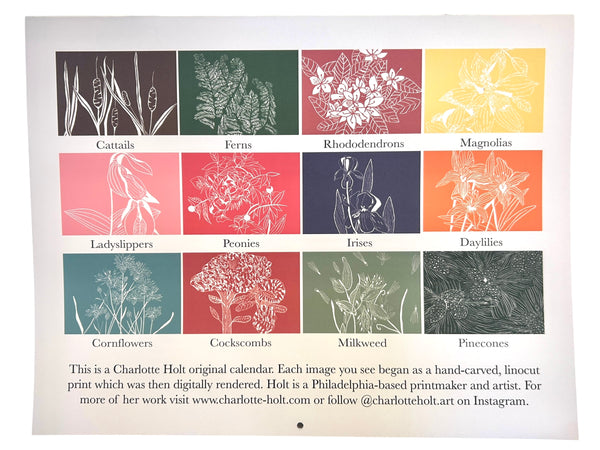 2025 Linocut-Print Calendar