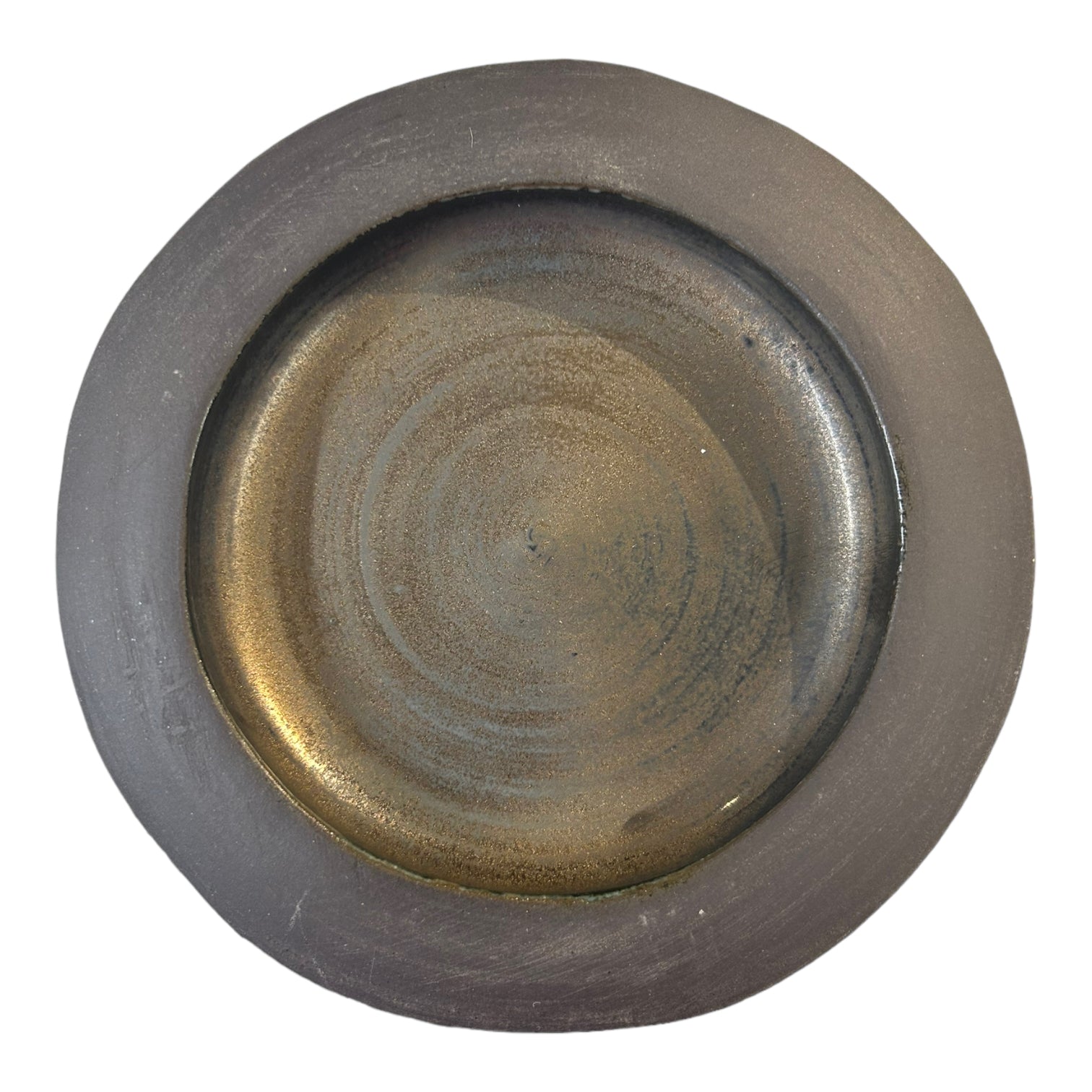 X-Large Black Clay Salt Dish