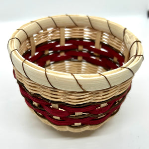 Basket with Wood-Burned Base