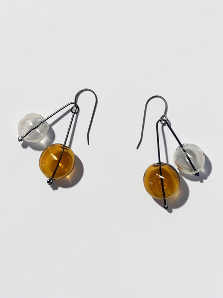 Duo Glass Earrings