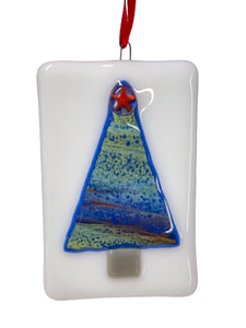Rectangled Holiday Tree Ornament LB