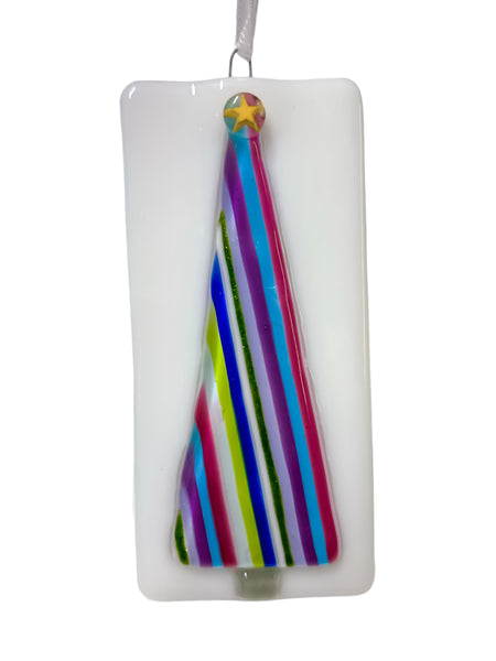 Rectangled Stripe Tree Ornament LB