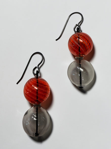 Duo Glass Earrings