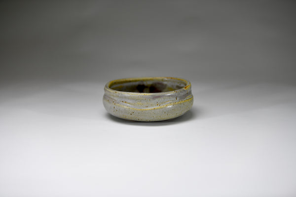 Cream & Red Serving Bowl