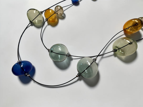 Glass Necklace- Double Strand