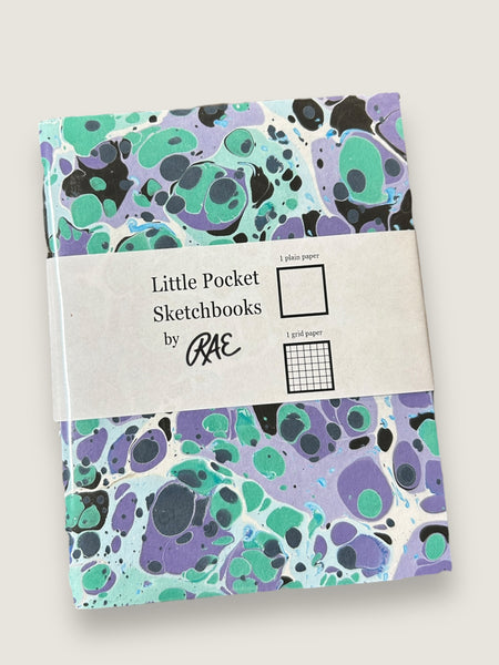 Marbled Paper Pocket Notebook Bundle