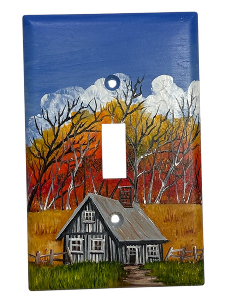Painted Scene Switch Plate