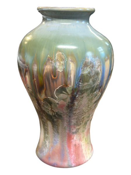 Crystalline Drip Vase