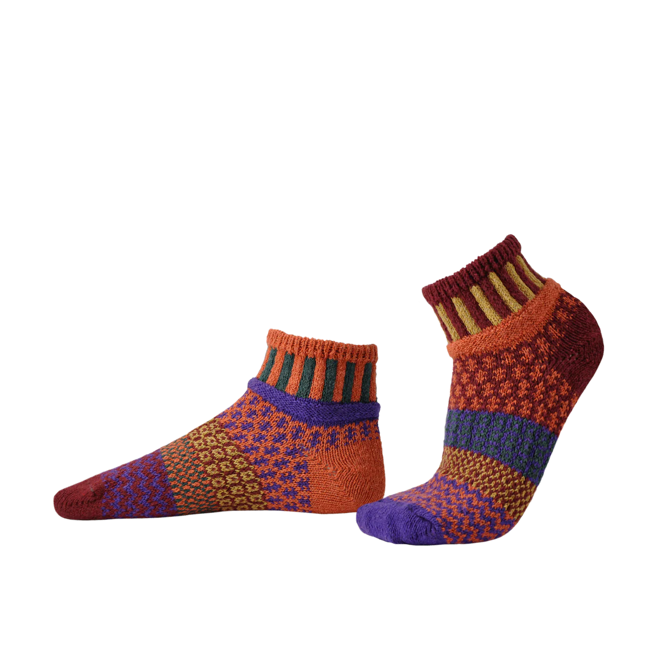 Adult Quarter Sock - Fall Foliage