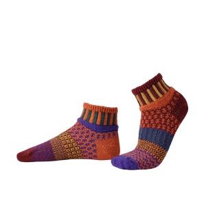Adult Quarter Sock - Fall Foliage