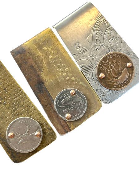 World Coin Money Clip