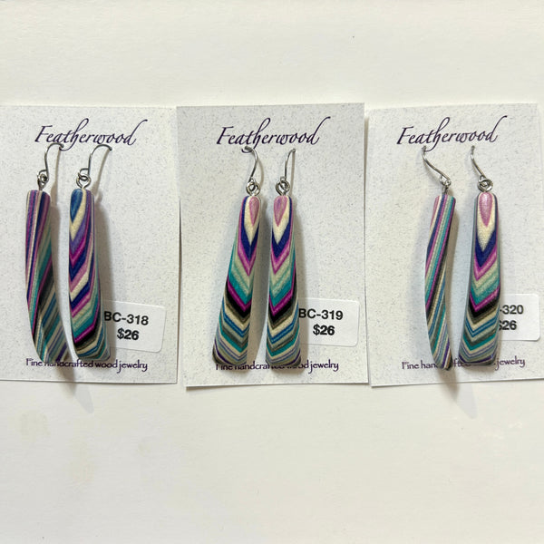 Long Triangle Earrings