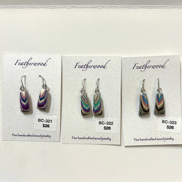 Tiny Triangle Earrings