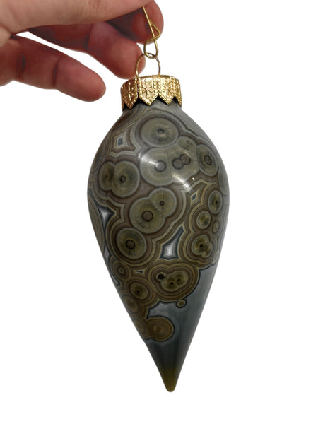 Crystalline  Teardrop Ornaments