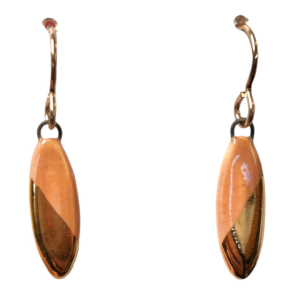 Small Oval Dangle Earrings