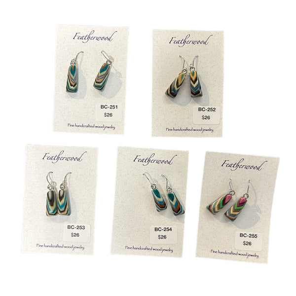Tiny Triangle Earrings